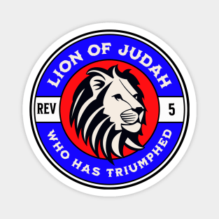 Lion of Judah Name of Jesus Christ Religious Religion Faith Christian Scripture Bible Holy King Gospel Magnet